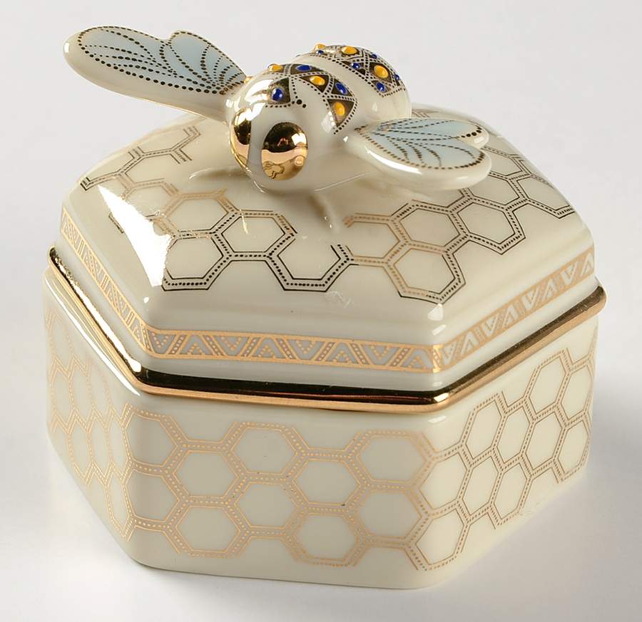 Secret Garden-Miniature Boxes Beehive Box - Boxed by Lenox-1