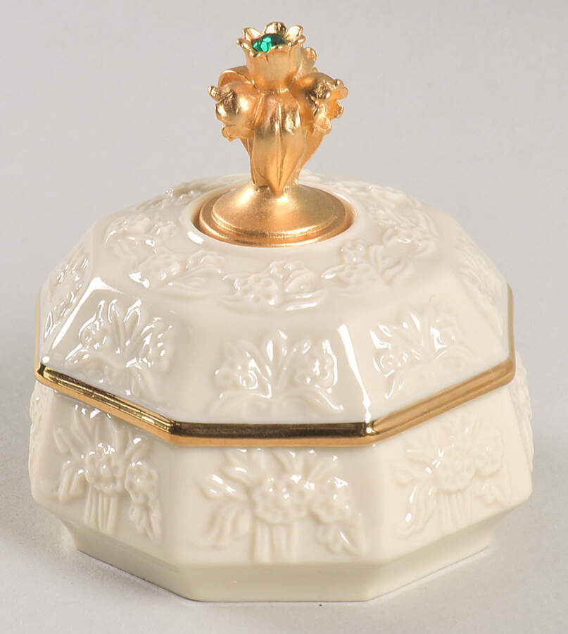Birthstone Box Collection May-Lily Of The Valley - Boxed by Lenox-1