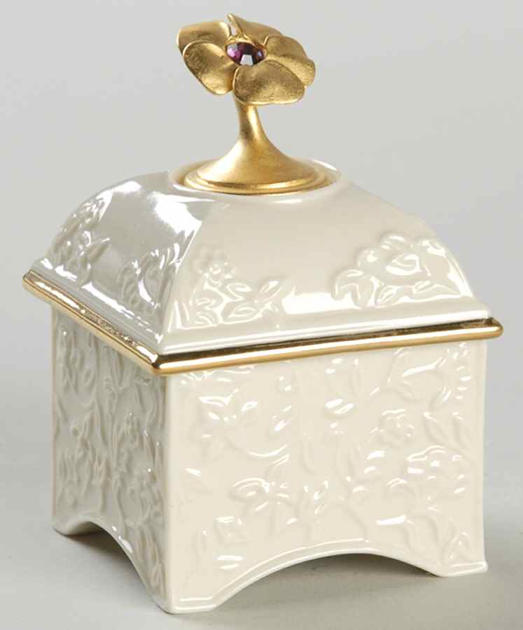 Birthstone Box Collection February-Violet - Boxed by Lenox-1