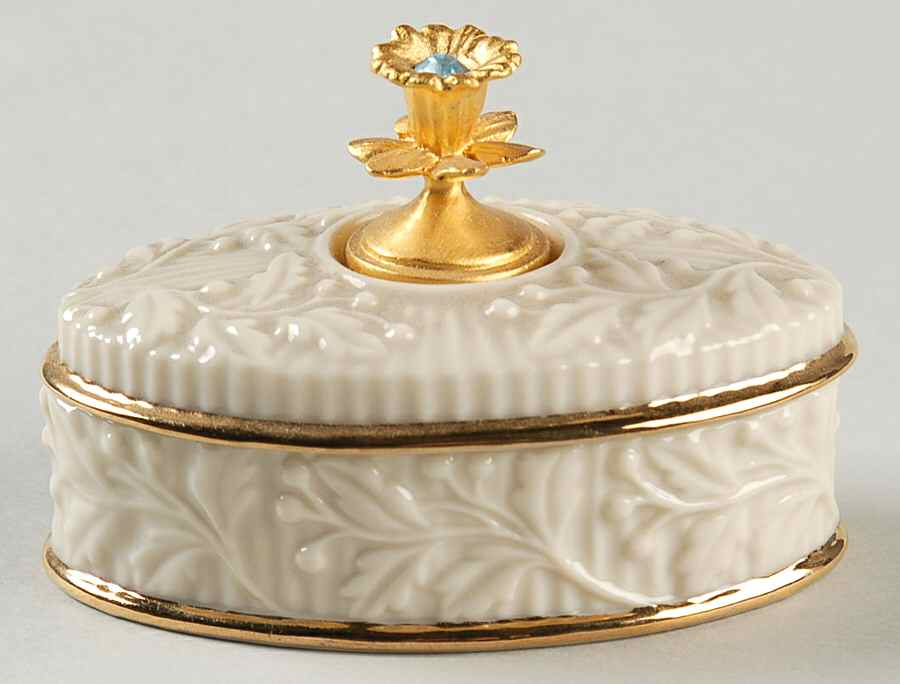 Birthstone Box Collection March-Jonquil - Boxed by Lenox-1