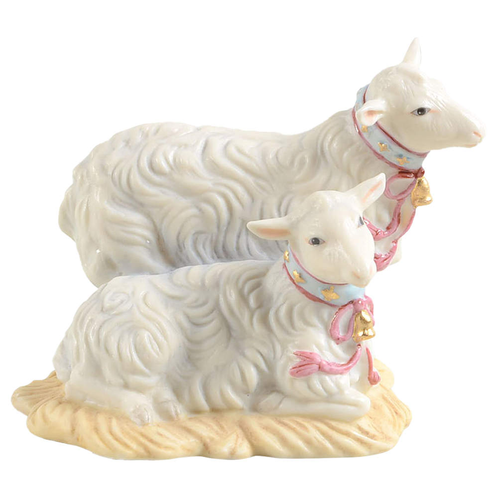 Little Town of Bethlehem Nativity Pair Of Sheep - No Box by Lenox-1
