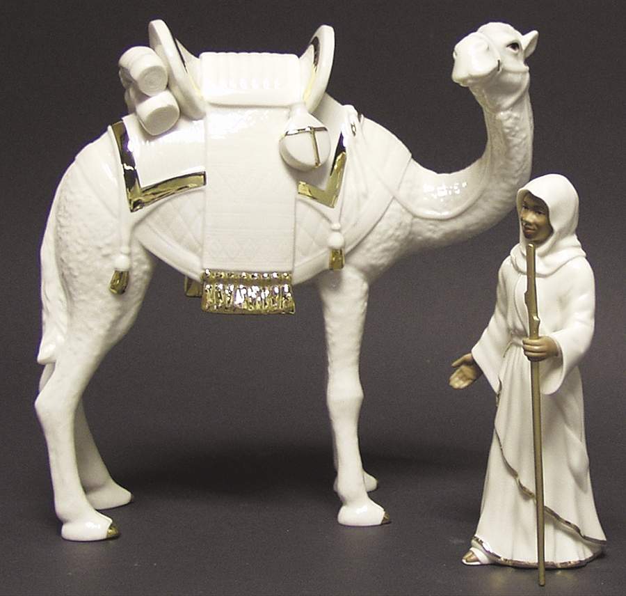 Oh Holy Night-Ebony Nativity Camel & Driver-2 Piece Set - Boxed by Lenox-1