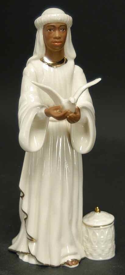 Oh Holy Night-Ebony Nativity Dove Seller - No Box by Lenox-1