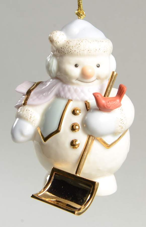 Snowlight Snowmen Snowman Shoveling Snow - Boxed by Lenox-1