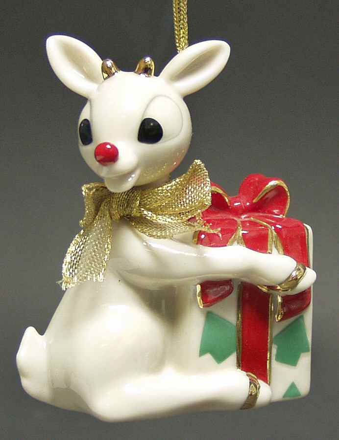 Whimsical Rudolph Ornaments A Gift For Rudolph - Boxed by Lenox-1