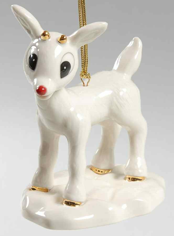 Whimsical Rudolph Ornaments Rudolphs Shiny Nose - Boxed by Lenox-1