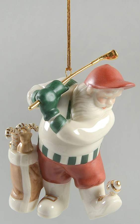 Santa's Pastimes Santa Golfer - No Box by Lenox-1