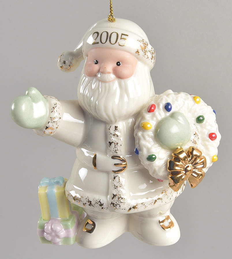 Annual Santa-Ornament Greetings From Santa - Boxed by Lenox-1