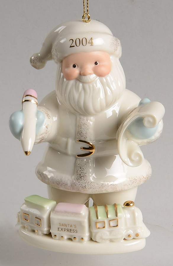 Annual Santa-Ornament Santa's Special List - Boxed by Lenox-1