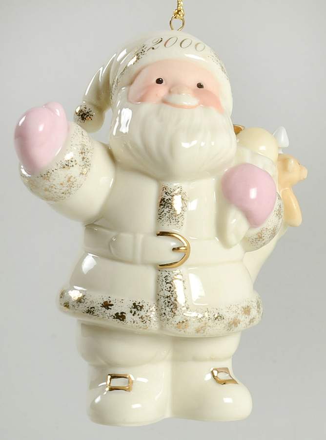 Annual Santa-Ornament Santa's Special Delivery - No Box by Lenox-1