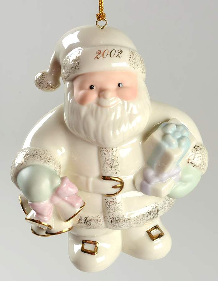 Annual Santa-Ornament Santa Rings In The Holidays - Boxed by Lenox-1