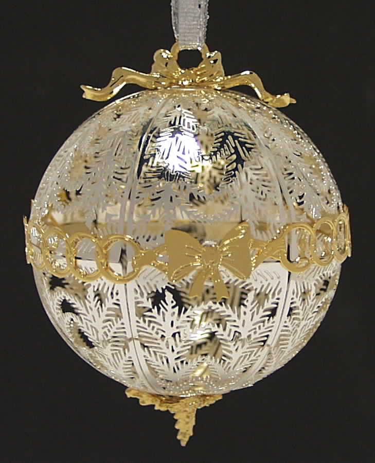 Twelve Days of Christmas-Ball Five Golden Rings - Boxed by Lunt Silver-1