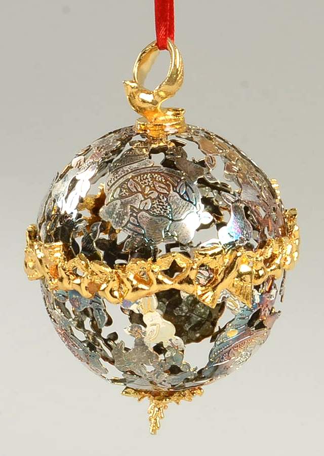 Twelve Days of Christmas-Ball Four Colly Birds - Boxed by Lunt Silver-1
