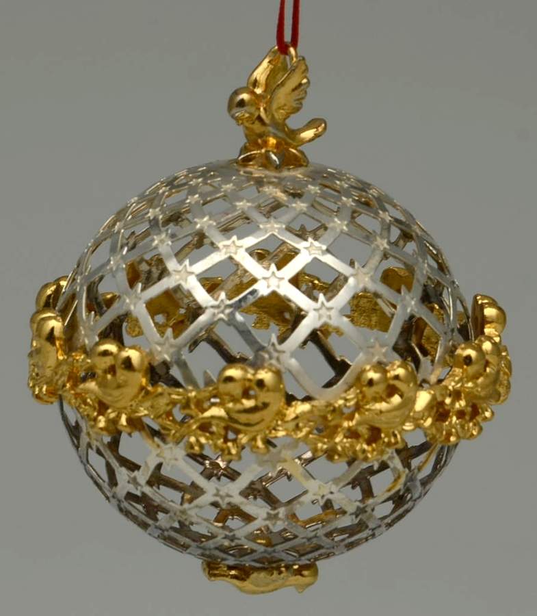 Twelve Days of Christmas-Ball Two Turtledoves - No Box by Lunt Silver-1