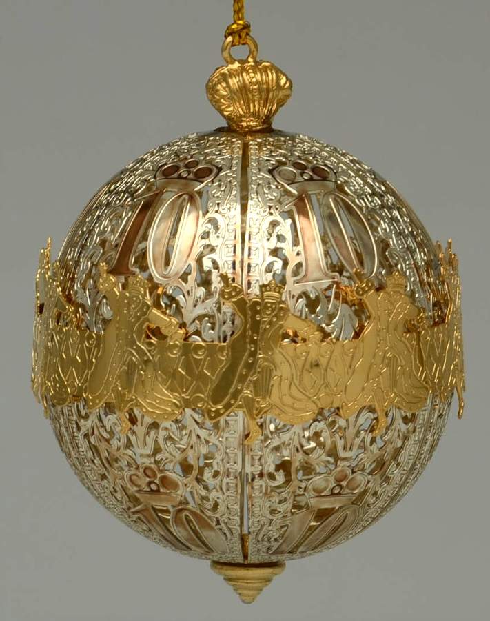Twelve Days of Christmas-Ball Ten Lords A Leaping - Boxed by Lunt Silver-1