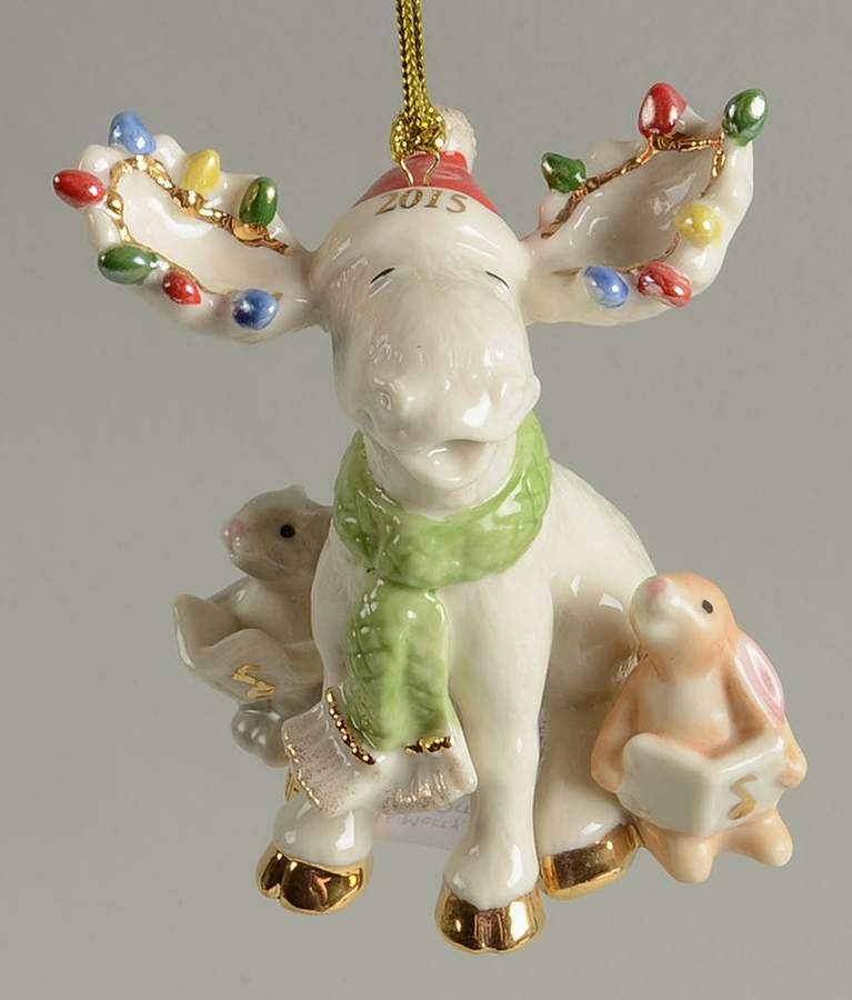 Annual Moose Ornaments Merry Moose Choir - Boxed by Lenox-1