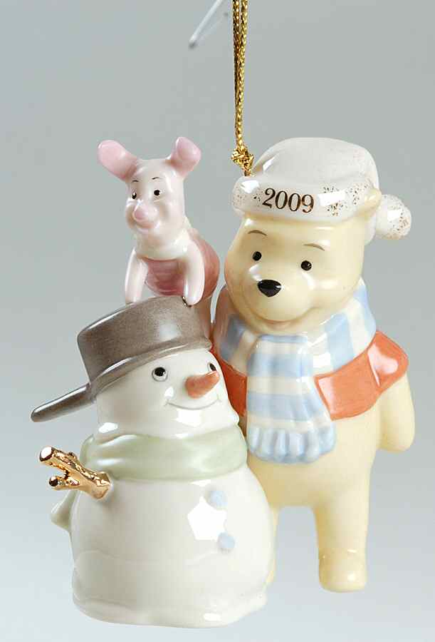 Annual Pooh Ornaments Pooh's Frosty Friends - Boxed by Lenox-1