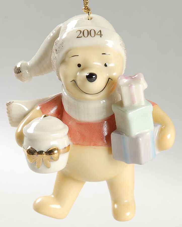 Annual Pooh Ornaments Presents From Pooh - Boxed by Lenox-1