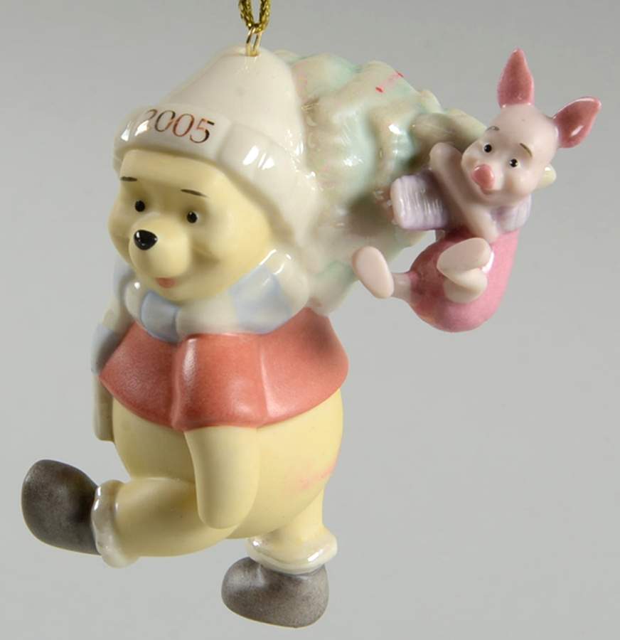 Annual Pooh Ornaments A Tree For Pooh And Piglet - Boxed by Lenox-1
