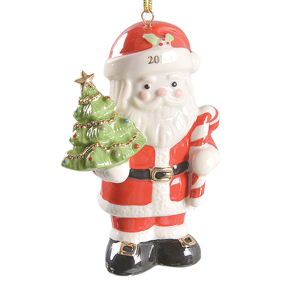 Annual Nutcracker Ornament Santa Nutcracker - No Box by Lenox-1