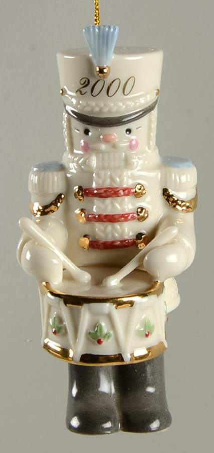 Annual Nutcracker Ornament Millennium Drummer - No Box by Lenox-1