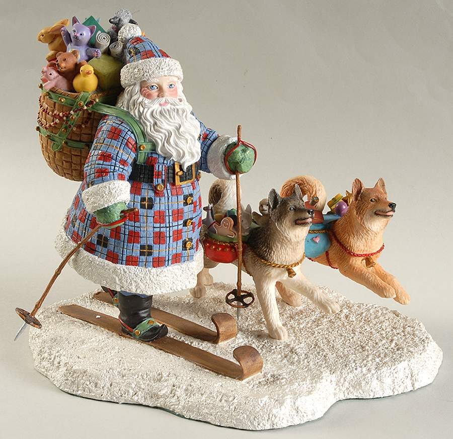 Magic of Christmas Cross Country Santa - Boxed by Lenox-1