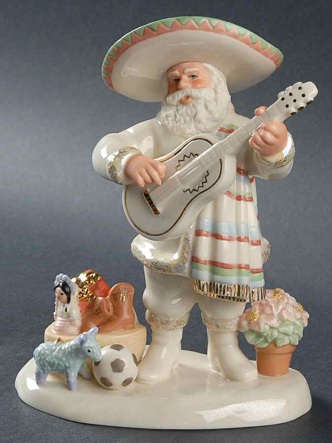 Classic Ivory International Santa Feliz Navidad A Todos Santa - No Box by Lenox-1