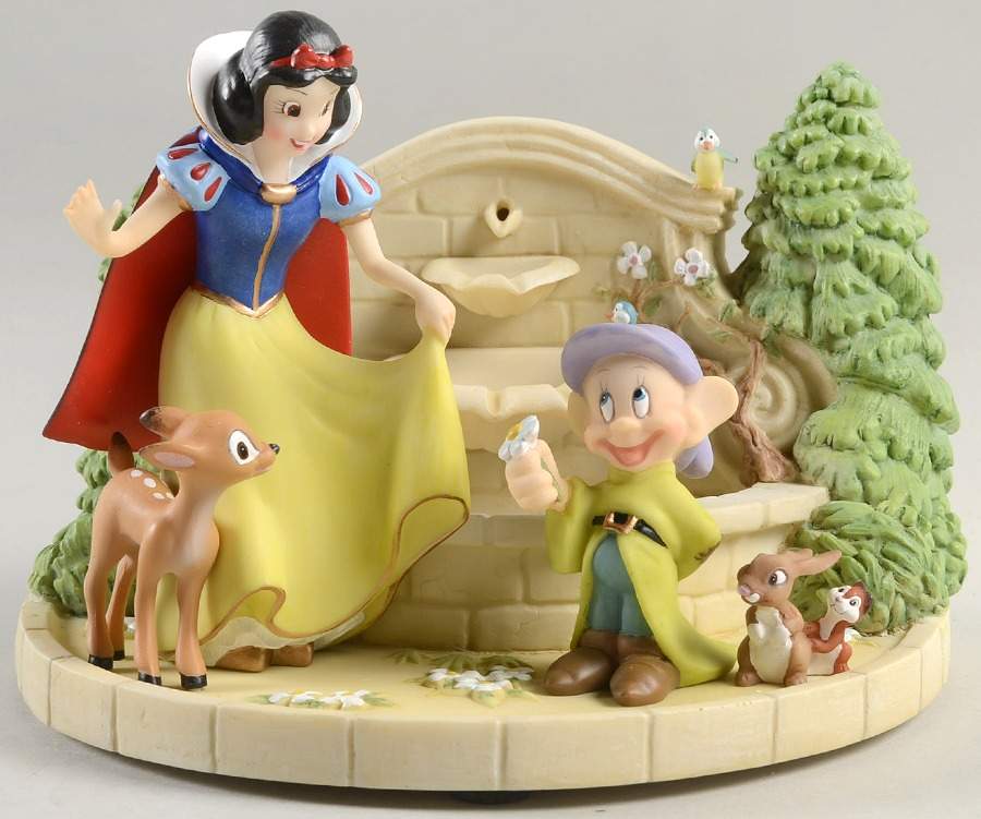 Snow White Collection Charming Garden Fountain - Boxed by Lenox-1