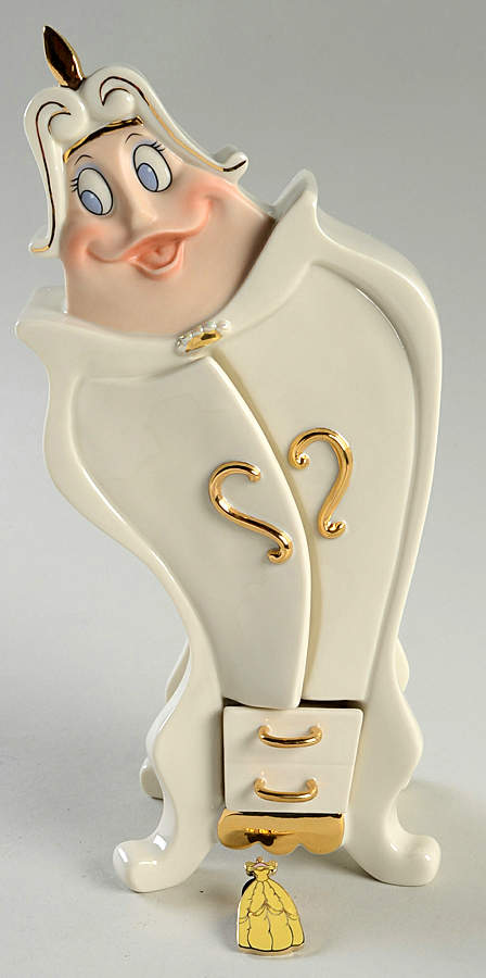 Beauty & The Beast Collection Armoir-With Dress Pin - Boxed by Lenox-1
