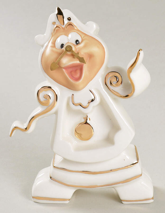 Beauty & The Beast Collection Cogsworth, Right On Time - No Box by Lenox-1