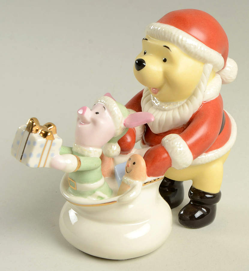 Winnie The Pooh Collection Pooh's Christmas Delivery - With Box by Lenox-1