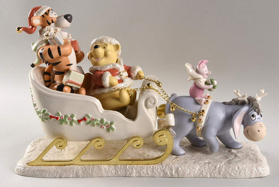 Winnie The Pooh Collection A Sleigh Ride Together With Po - No Box by Lenox-1