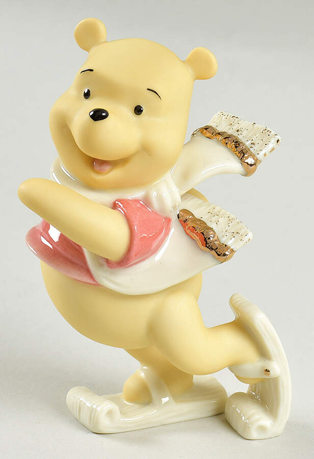 Winnie The Pooh Collection Pooh's Skating Holiday - No Box by Lenox-1