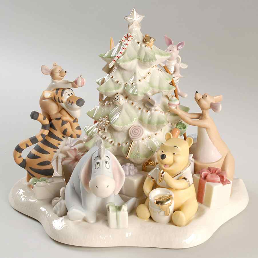 Winnie The Pooh Collection Pooh's Tree Trimming Party - Boxed by Lenox-1