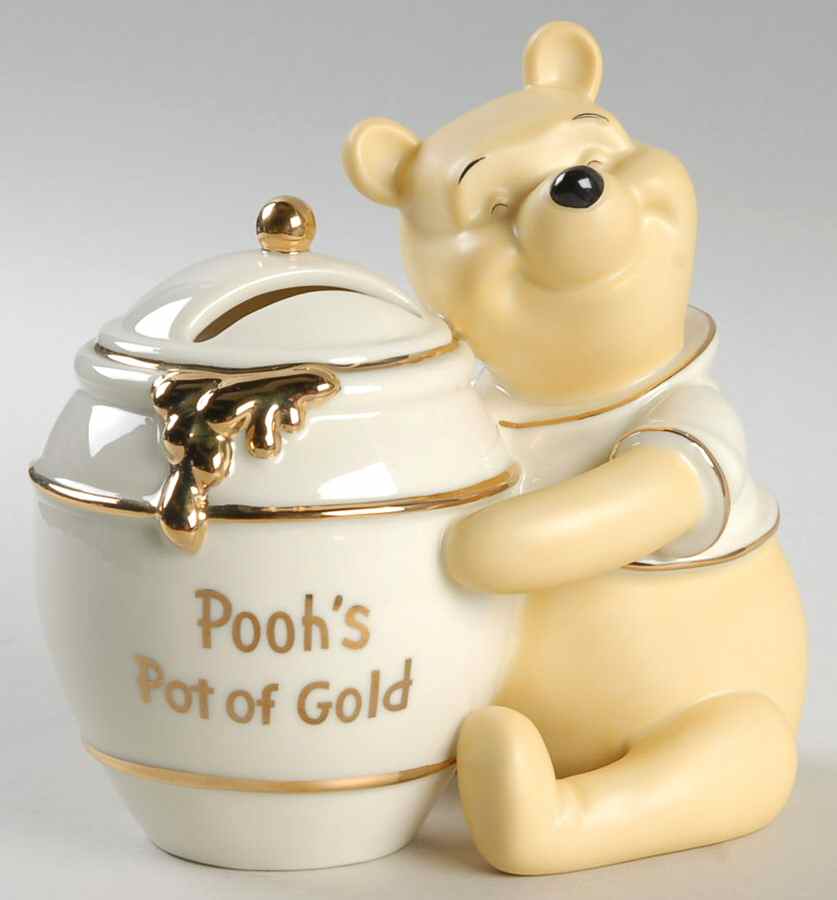 Winnie The Pooh Collection Pooh's Pot Of Gold Bank - Boxed by Lenox-1
