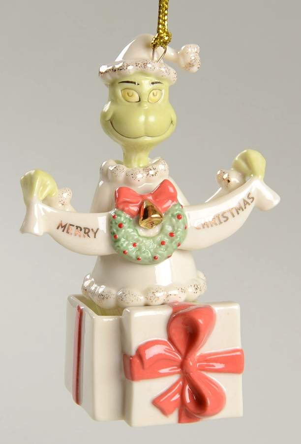 Grinch Classic Ornaments A Grinchy Gift - Boxed by Lenox-1