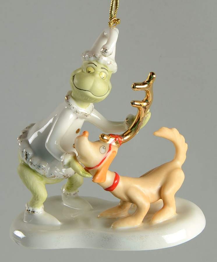 Grinch Classic Ornaments All I Need Is A Reindeer - Boxed by Lenox-1