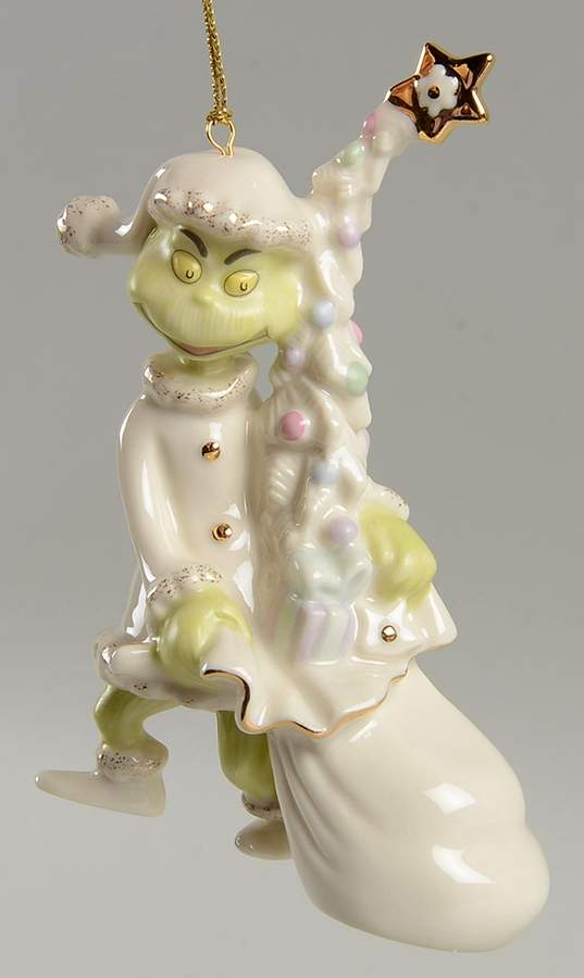 Grinch Classic Ornaments Away With The Tree - Pink - Boxed by Lenox-1