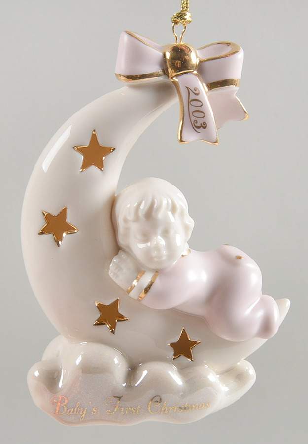 Baby's First Christmas 2003-Girl - No Box by Lenox-1