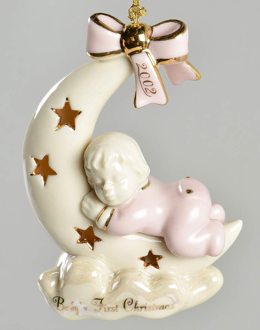 Baby's First Christmas 2002-Girl - No Box by Lenox-1