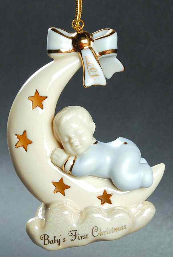 Baby's First Christmas 2001-Boy - Boxed by Lenox-1