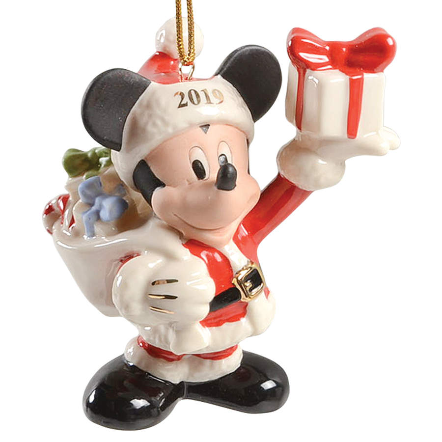Mickey Mouse Annual Ornaments Merry Mickey - Boxed by Lenox-1