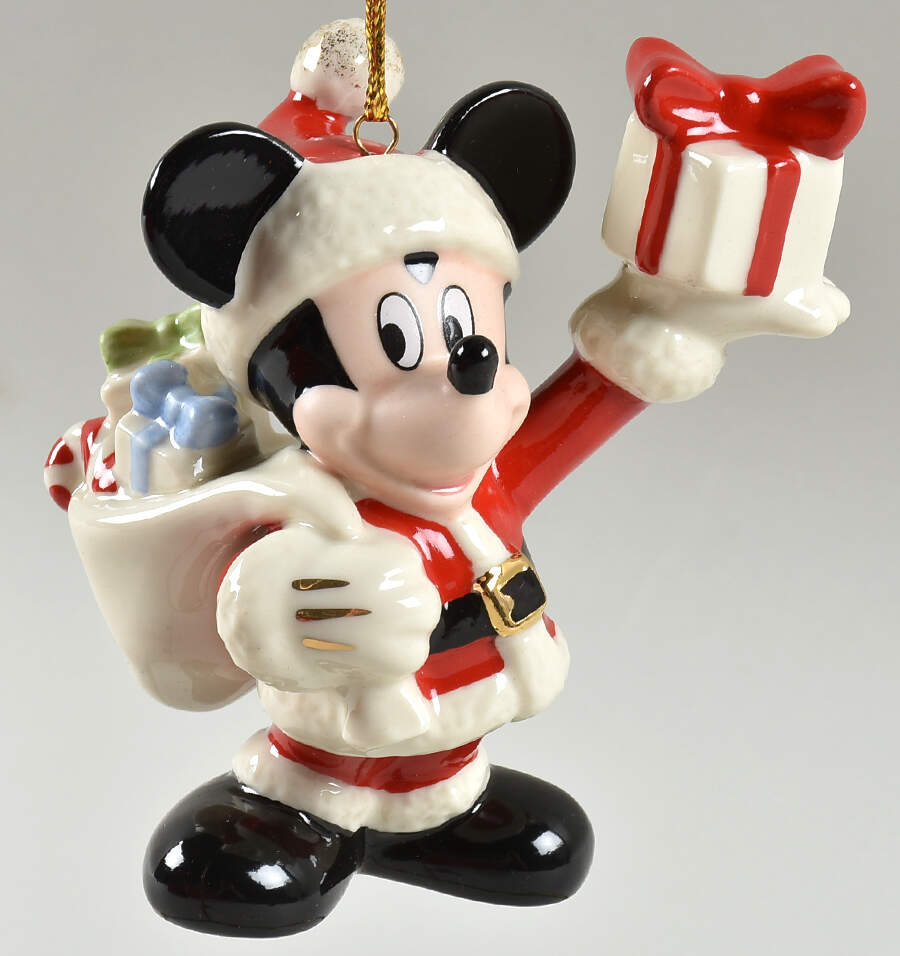 Mickey Mouse Annual Ornaments Merry  Mickey - No Box by Lenox-1