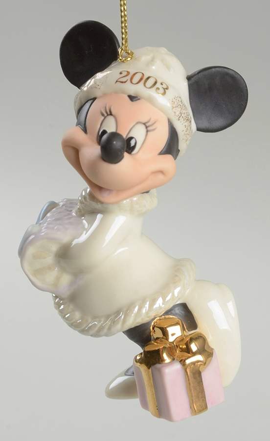 Mickey Mouse Annual Ornaments Merry Christmas Minnie - No Box by Lenox-1