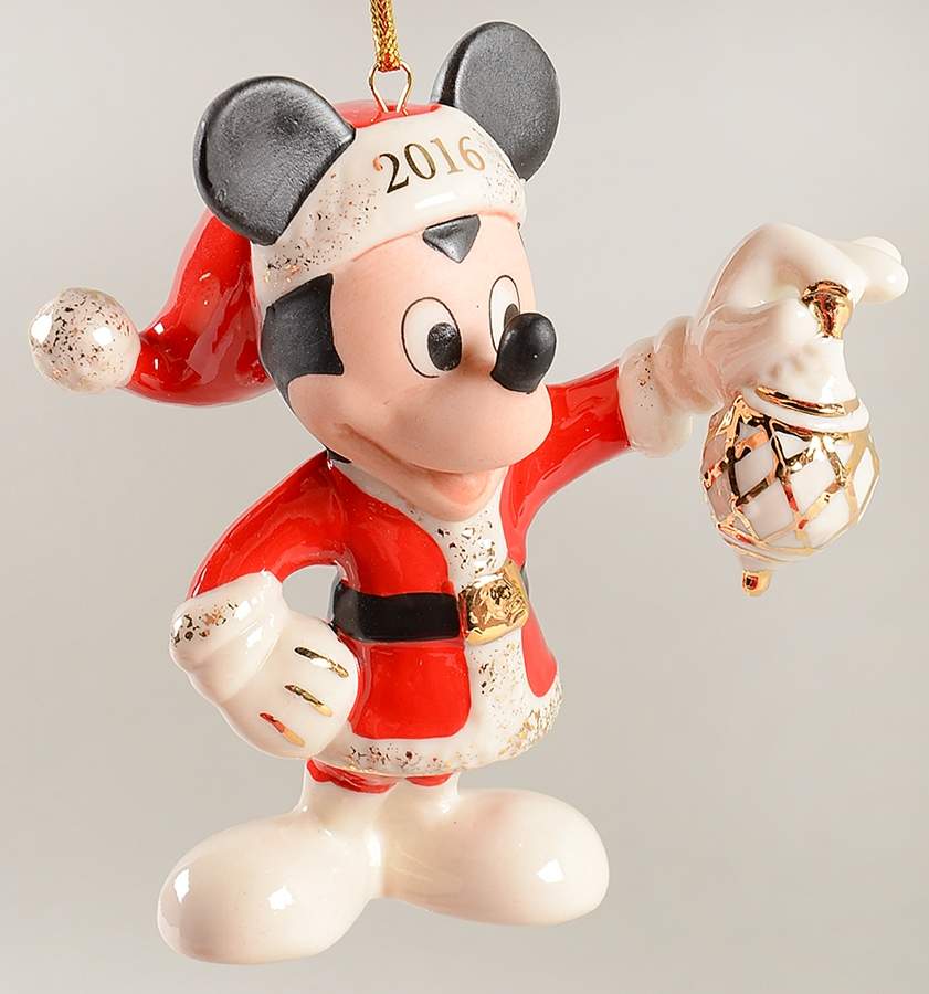 Mickey Mouse Annual Ornaments Decorate The Season Mickey - With Box by Lenox-1