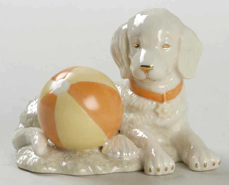 A Golden Year Of Puppies Fun In The Sun-August - Boxed by Lenox-1