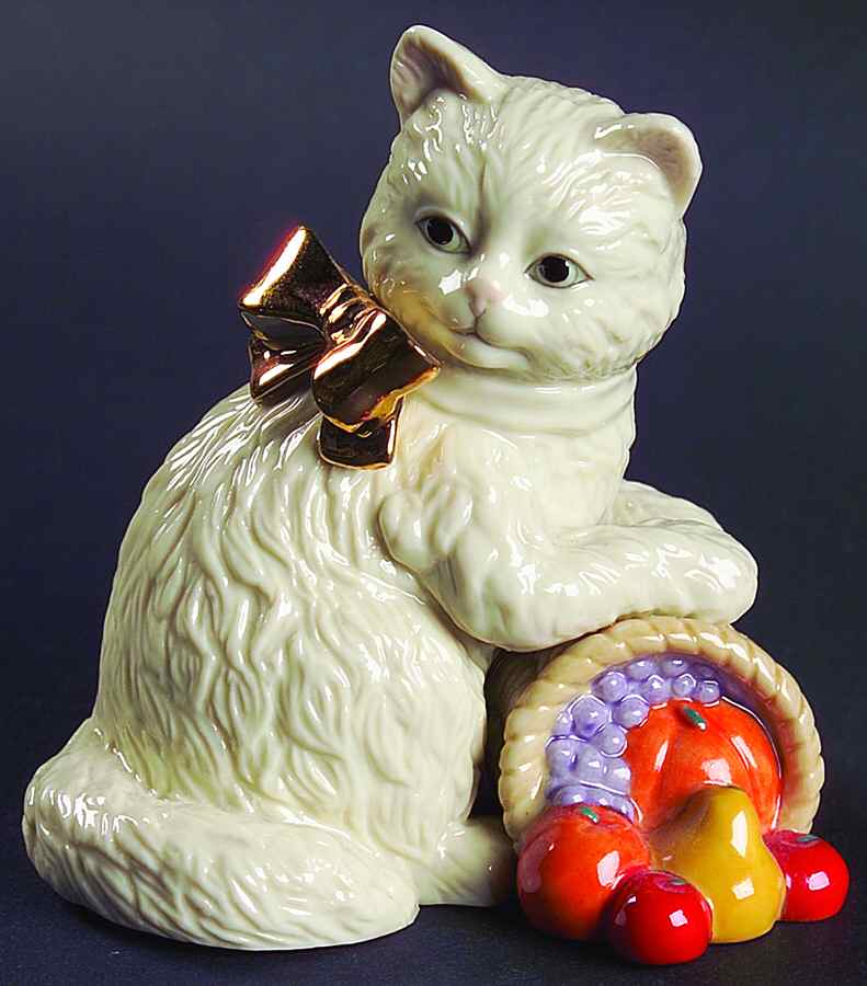 Twelve Months Of Kitties Kitty's Thanksgiving-November - Boxed by Lenox-1