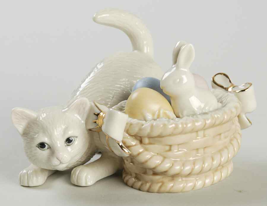 Twelve Months Of Kitties Easter Kitty-April - No Box by Lenox-1