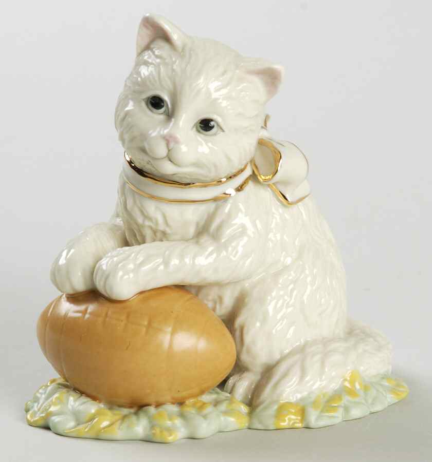 Twelve Months Of Kitties Touchdown Kitty-September - Boxed by Lenox-1