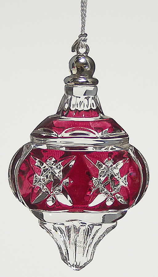 Color Gems Ornaments Ruby Lite Ball - No Box by Lenox-1
